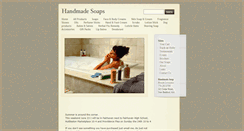 Desktop Screenshot of handmadesoap4me.com